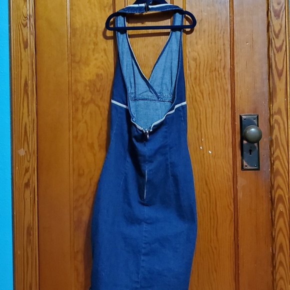 Tommy Hilfiger Jean Halter Dress - Picture 3 of 4